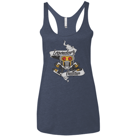 T-Shirts Vintage Navy / X-Small Legendary Outlaw Women's Triblend Racerback Tank
