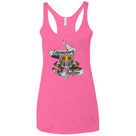 T-Shirts Vintage Pink / X-Small Legendary Outlaw Women's Triblend Racerback Tank