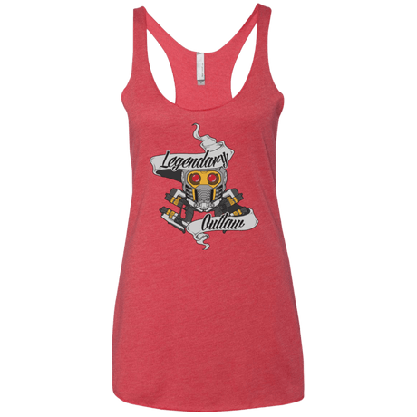 T-Shirts Vintage Red / X-Small Legendary Outlaw Women's Triblend Racerback Tank