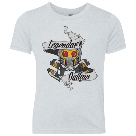 T-Shirts Heather White / YXS Legendary Outlaw Youth Triblend T-Shirt