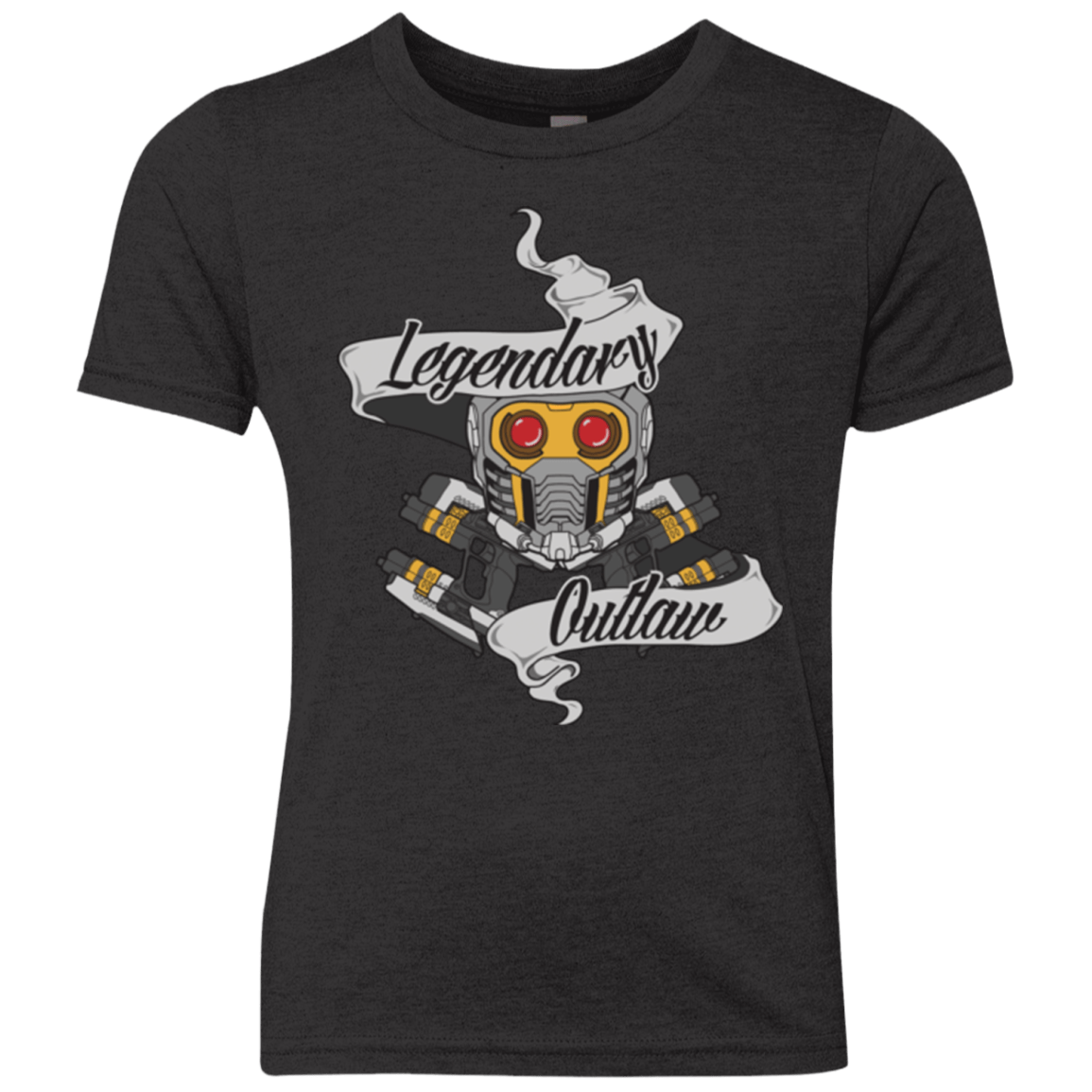 T-Shirts Vintage Black / YXS Legendary Outlaw Youth Triblend T-Shirt