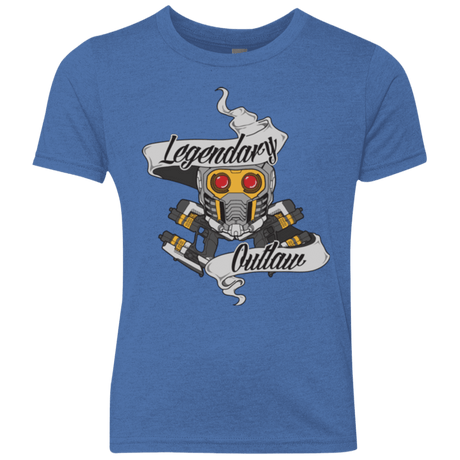 T-Shirts Vintage Royal / YXS Legendary Outlaw Youth Triblend T-Shirt