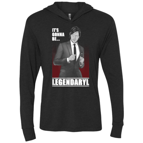 T-Shirts Vintage Black / X-Small Legendaryl Triblend Long Sleeve Hoodie Tee