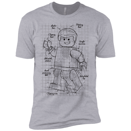 T-Shirts Heather Grey / YXS Lego Plan Boys Premium T-Shirt