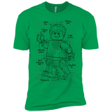 T-Shirts Kelly Green / YXS Lego Plan Boys Premium T-Shirt