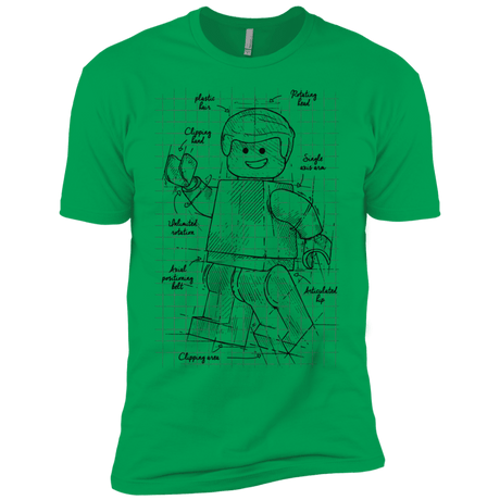 T-Shirts Kelly Green / YXS Lego Plan Boys Premium T-Shirt