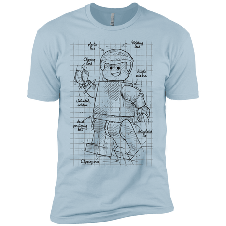 T-Shirts Light Blue / YXS Lego Plan Boys Premium T-Shirt