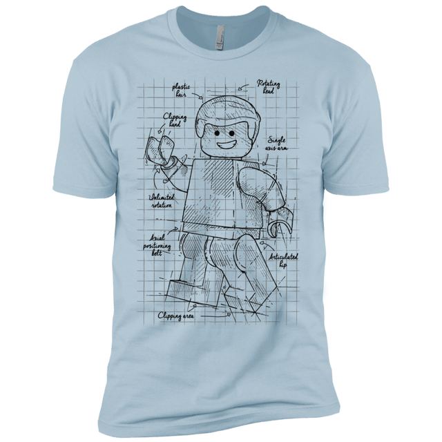 T-Shirts Light Blue / YXS Lego Plan Boys Premium T-Shirt