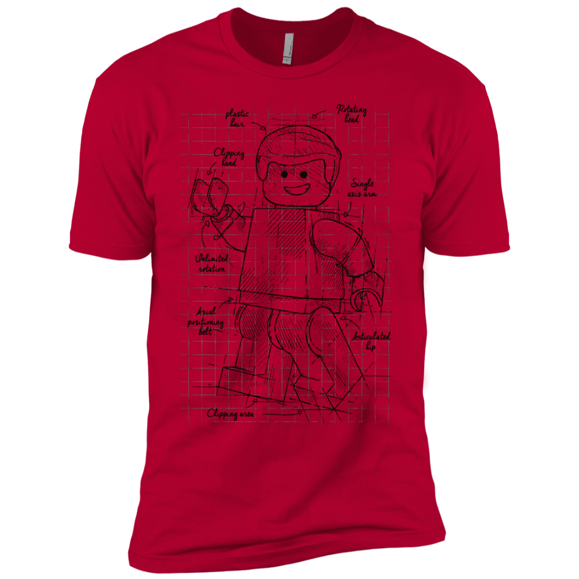 T-Shirts Red / YXS Lego Plan Boys Premium T-Shirt