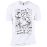 T-Shirts White / YXS Lego Plan Boys Premium T-Shirt