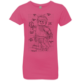 T-Shirts Hot Pink / YXS Lego Plan Girls Premium T-Shirt