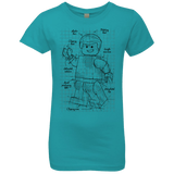 T-Shirts Tahiti Blue / YXS Lego Plan Girls Premium T-Shirt