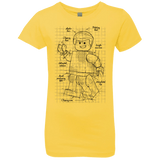 T-Shirts Vibrant Yellow / YXS Lego Plan Girls Premium T-Shirt