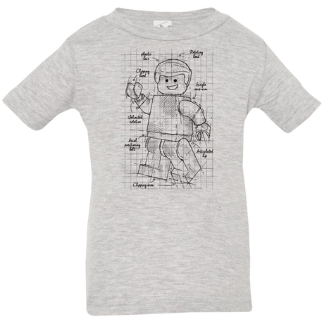 T-Shirts Heather Grey / 6 Months Lego Plan Infant Premium T-Shirt