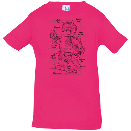 T-Shirts Hot Pink / 6 Months Lego Plan Infant Premium T-Shirt