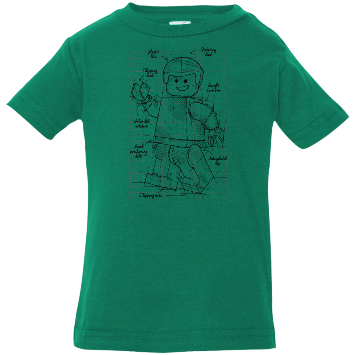 T-Shirts Kelly / 6 Months Lego Plan Infant Premium T-Shirt