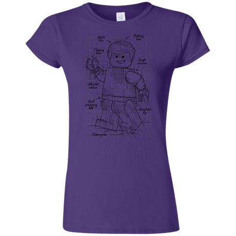 T-Shirts Purple / S Lego Plan Junior Slimmer-Fit T-Shirt