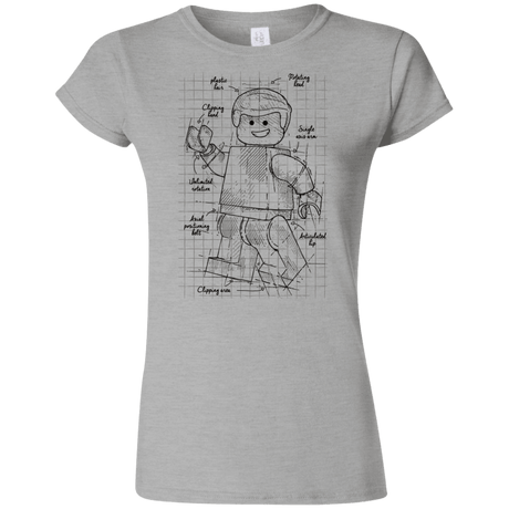 T-Shirts Sport Grey / S Lego Plan Junior Slimmer-Fit T-Shirt