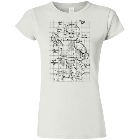 T-Shirts White / S Lego Plan Junior Slimmer-Fit T-Shirt