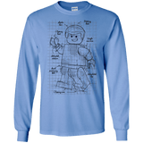 T-Shirts Carolina Blue / S Lego Plan Men's Long Sleeve T-Shirt