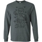 T-Shirts Dark Heather / S Lego Plan Men's Long Sleeve T-Shirt