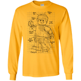 T-Shirts Gold / S Lego Plan Men's Long Sleeve T-Shirt