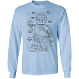 T-Shirts Light Blue / S Lego Plan Men's Long Sleeve T-Shirt