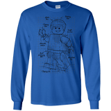 T-Shirts Royal / S Lego Plan Men's Long Sleeve T-Shirt