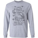 T-Shirts Sport Grey / S Lego Plan Men's Long Sleeve T-Shirt