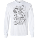 T-Shirts White / S Lego Plan Men's Long Sleeve T-Shirt