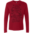 T-Shirts Cardinal / S Lego Plan Men's Premium Long Sleeve