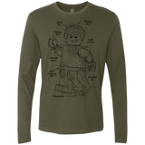 T-Shirts Military Green / S Lego Plan Men's Premium Long Sleeve