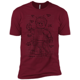 T-Shirts Cardinal / X-Small Lego Plan Men's Premium T-Shirt