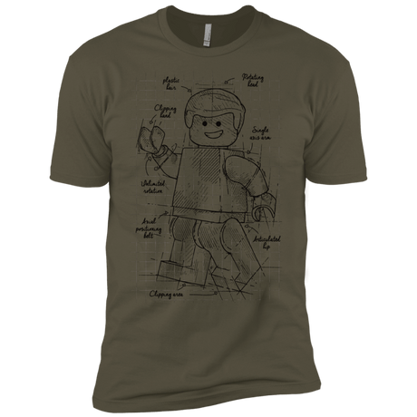 T-Shirts Military Green / X-Small Lego Plan Men's Premium T-Shirt