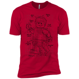 T-Shirts Red / X-Small Lego Plan Men's Premium T-Shirt