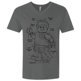 T-Shirts Heavy Metal / X-Small Lego Plan Men's Premium V-Neck