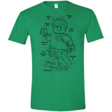 T-Shirts Heather Irish Green / S Lego Plan Men's Semi-Fitted Softstyle