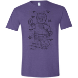 T-Shirts Heather Purple / S Lego Plan Men's Semi-Fitted Softstyle