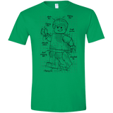 T-Shirts Irish Green / S Lego Plan Men's Semi-Fitted Softstyle