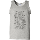 T-Shirts Ash / S Lego Plan Men's Tank Top