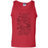 T-Shirts Red / S Lego Plan Men's Tank Top