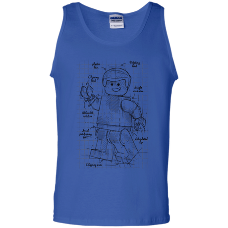 T-Shirts Royal / S Lego Plan Men's Tank Top