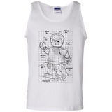 T-Shirts White / S Lego Plan Men's Tank Top