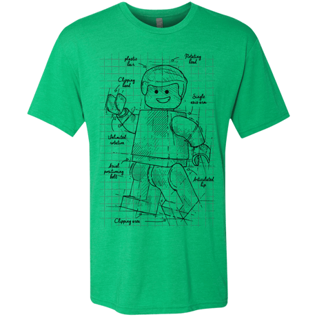 T-Shirts Envy / S Lego Plan Men's Triblend T-Shirt