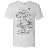T-Shirts Heather White / S Lego Plan Men's Triblend T-Shirt