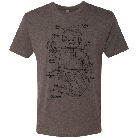 T-Shirts Macchiato / S Lego Plan Men's Triblend T-Shirt