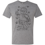 T-Shirts Premium Heather / S Lego Plan Men's Triblend T-Shirt