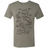 T-Shirts Venetian Grey / S Lego Plan Men's Triblend T-Shirt