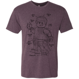 T-Shirts Vintage Purple / S Lego Plan Men's Triblend T-Shirt