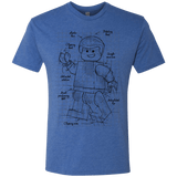 T-Shirts Vintage Royal / S Lego Plan Men's Triblend T-Shirt